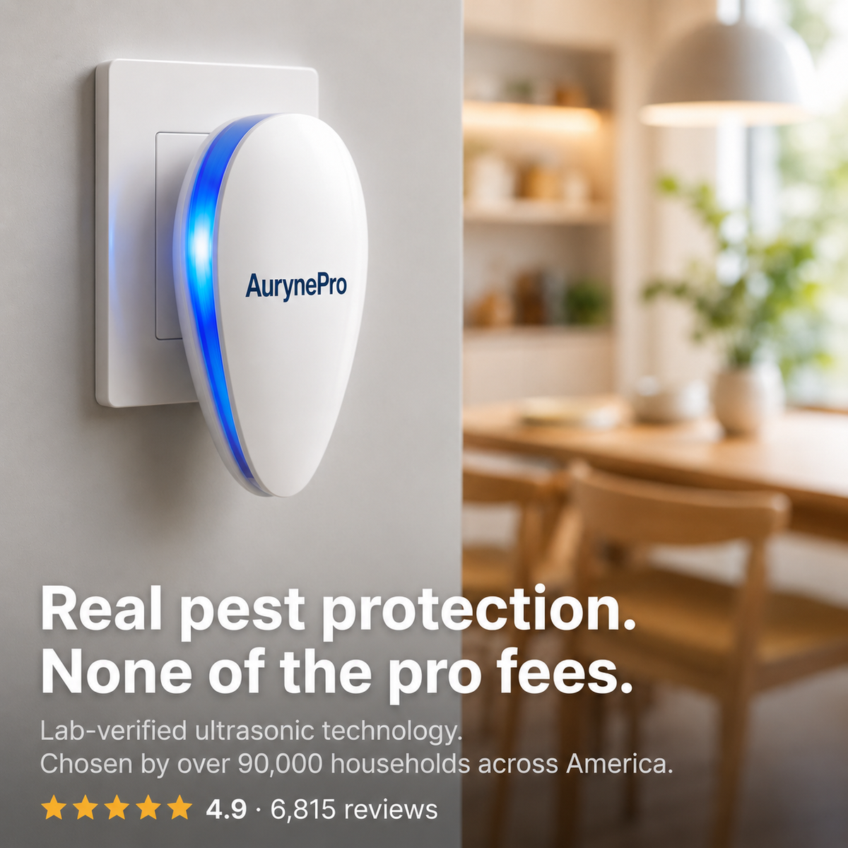 AurynePro™ Variable-Frequency Ultrasonic Pest Repeller – Pest-Free Home
